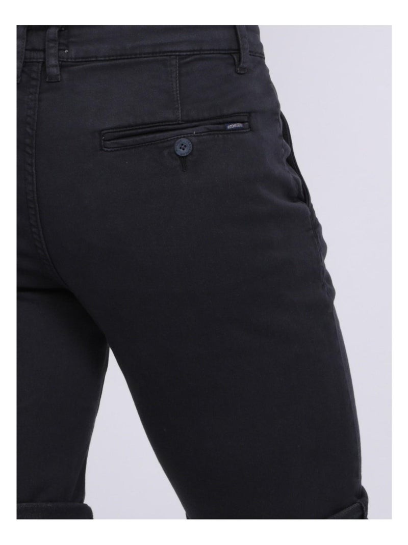 Bermuda chino BAVOLTA Bleu marine - Kiabi
