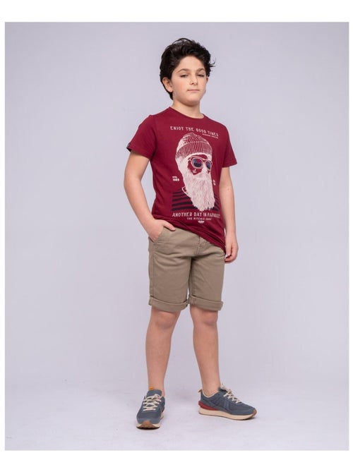 Bermuda chino BAVOLTA garçon - Kiabi