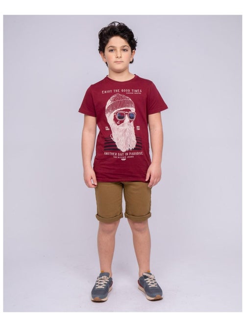 Bermuda chino BAVOLTA garçon - Kiabi