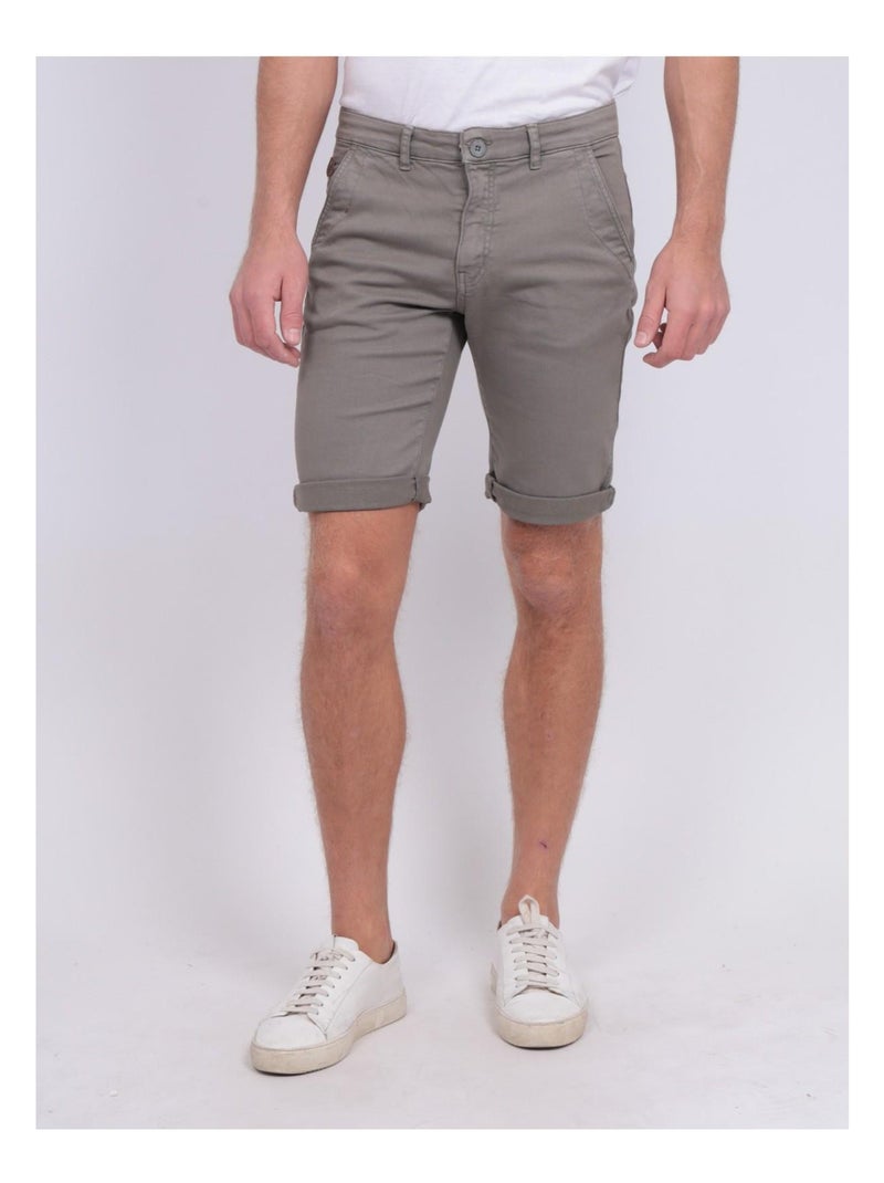 Bermuda chino BAVOLTA Gris clair - Kiabi