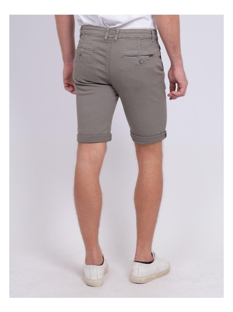 Bermuda chino BAVOLTA Gris clair - Kiabi