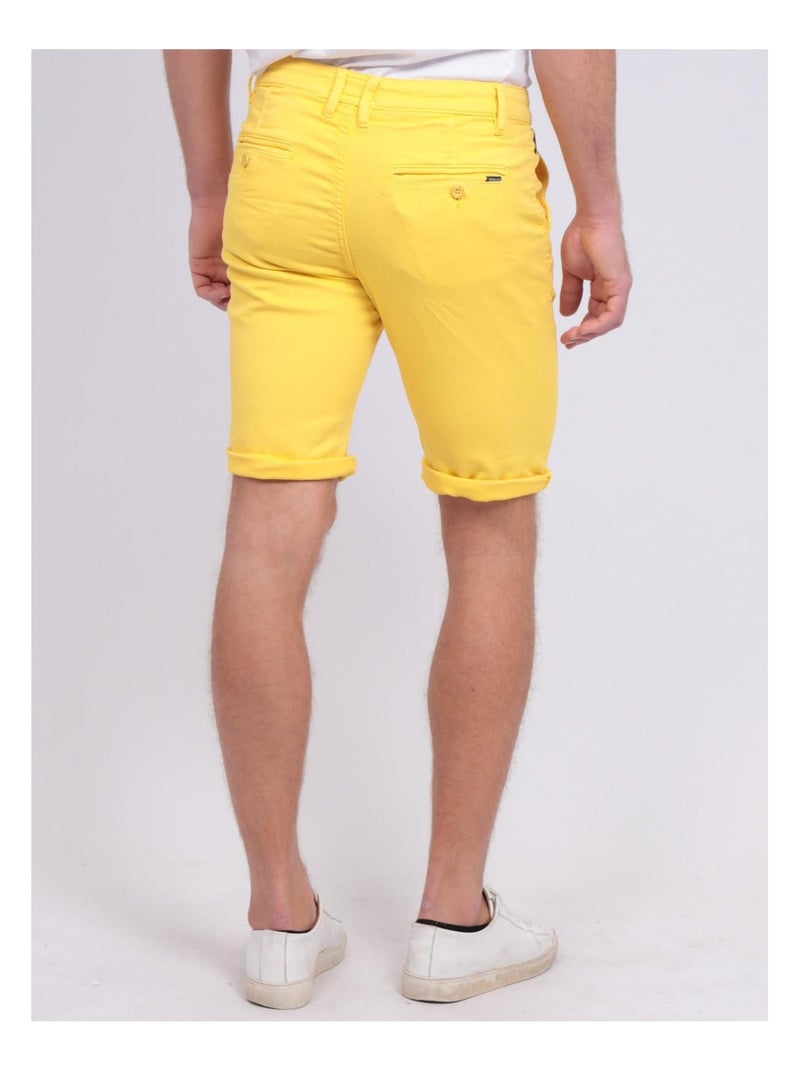 Bermuda chino BAVOLTA Jaune - Kiabi