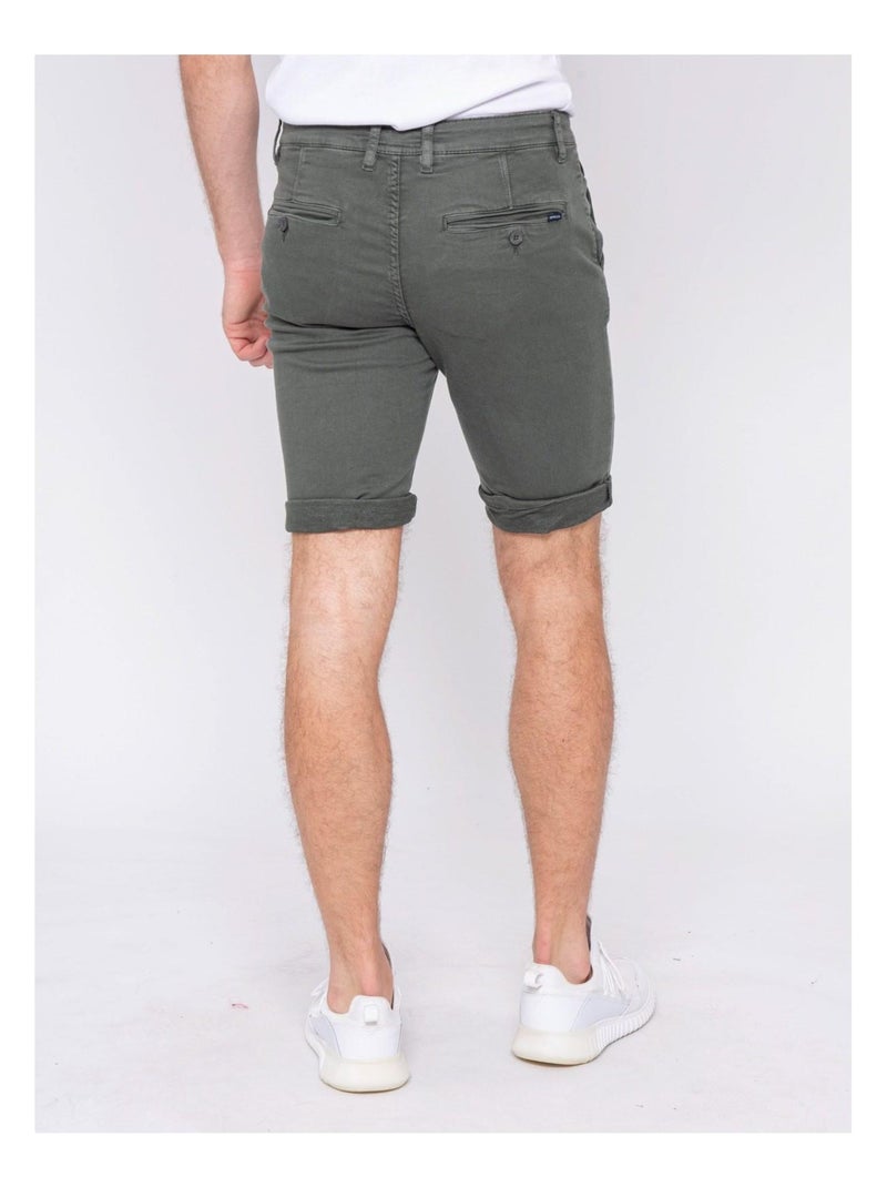 Bermuda chino BAVOLTA Kaki - Kiabi