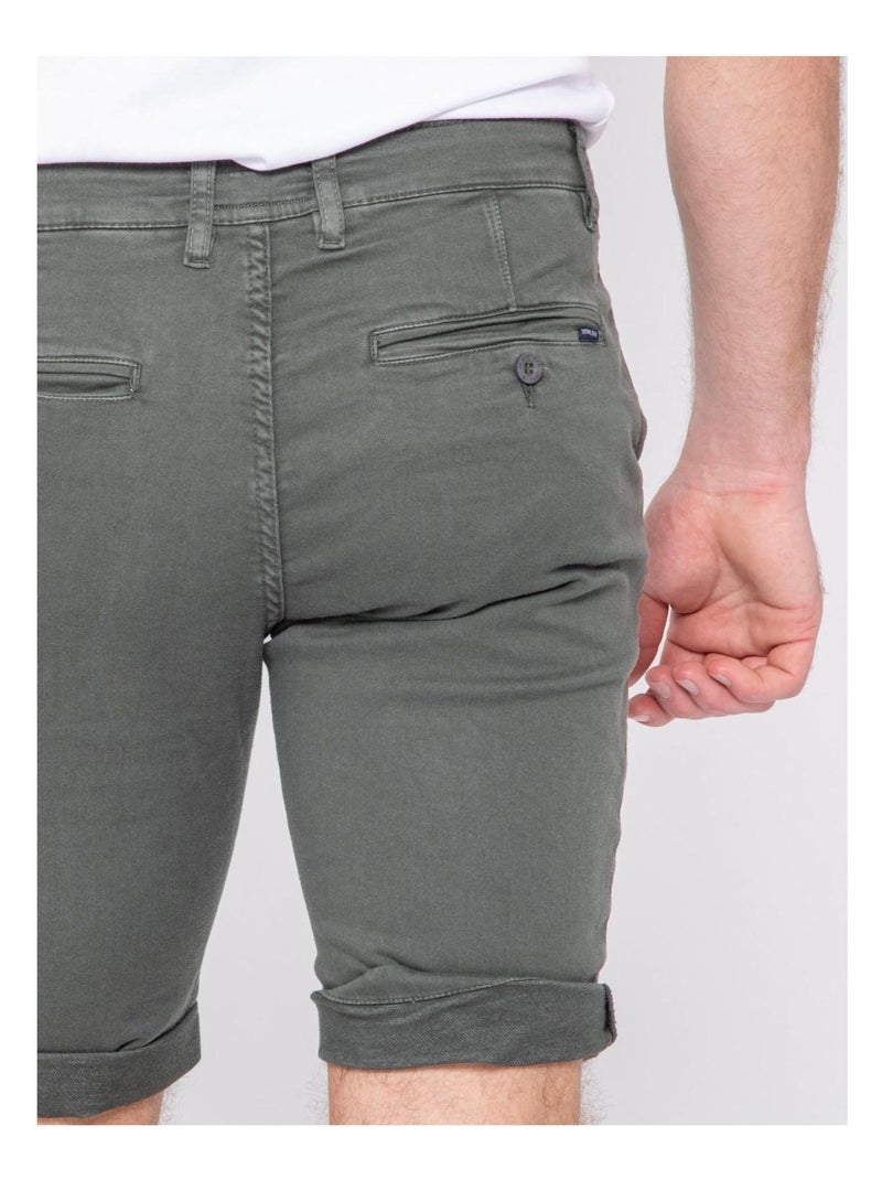 Bermuda chino BAVOLTA Kaki - Kiabi