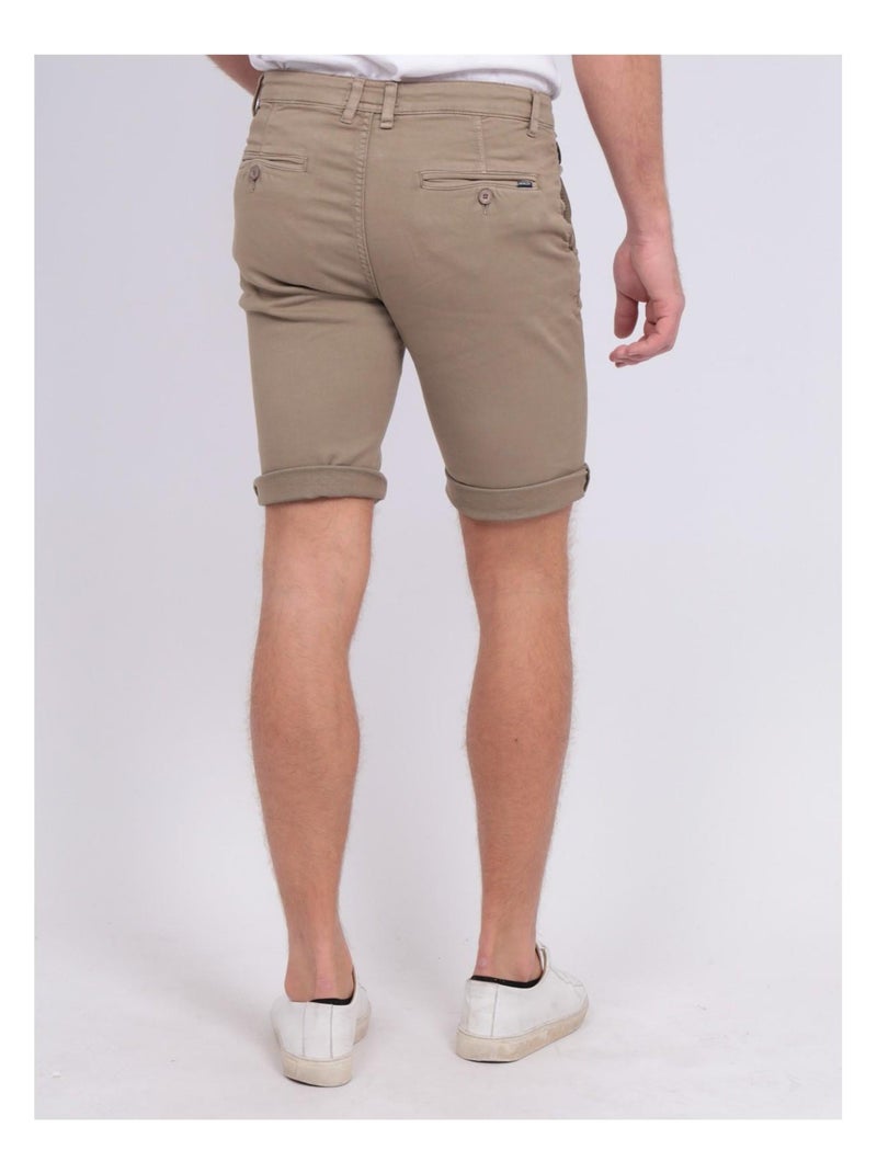 Bermuda chino BAVOLTA Marron - Kiabi