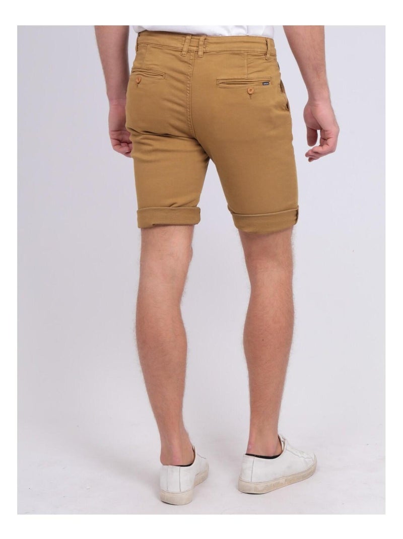 Bermuda chino BAVOLTA Moutarde - Kiabi