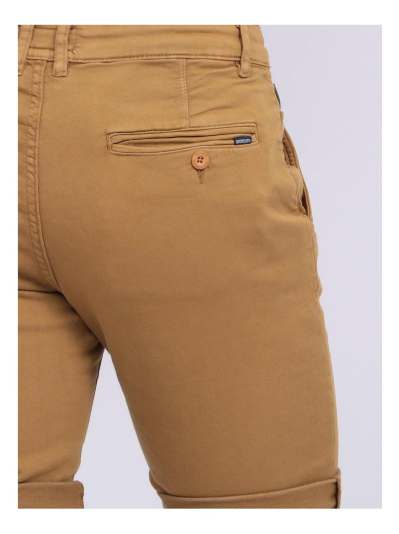 Bermuda chino BAVOLTA Moutarde - Kiabi