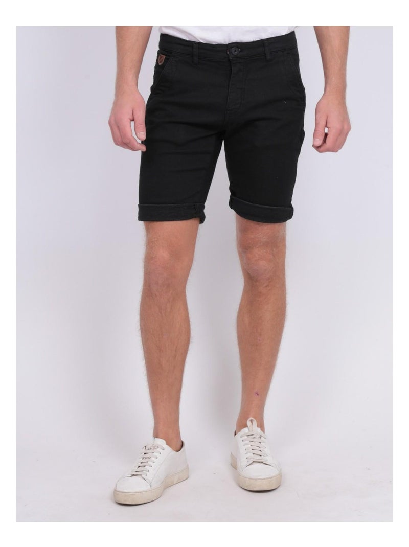 Bermuda chino BAVOLTA Noir - Kiabi