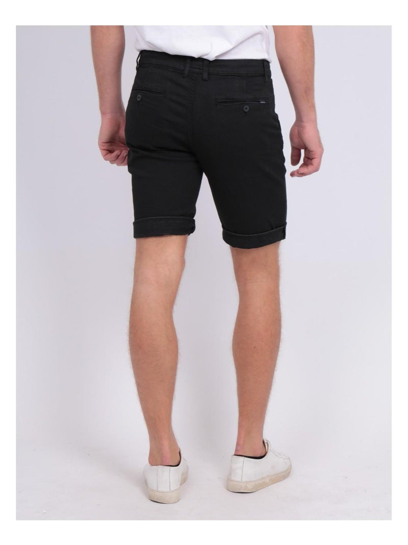 Bermuda chino BAVOLTA Noir - Kiabi