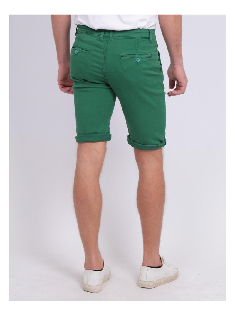 Bermuda chino BAVOLTA Vert - Kiabi