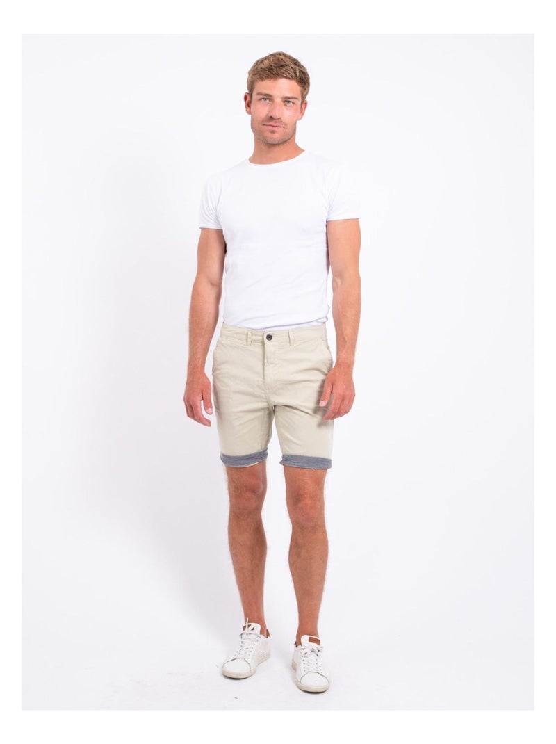Bermuda chino BAZY Beige - Kiabi