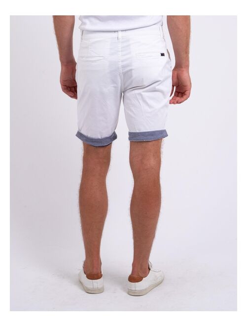 Chino blanc homme