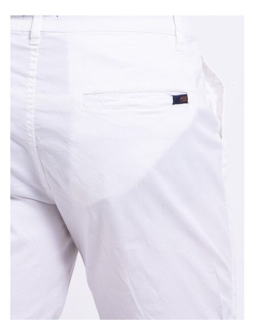 Chino blanc homme