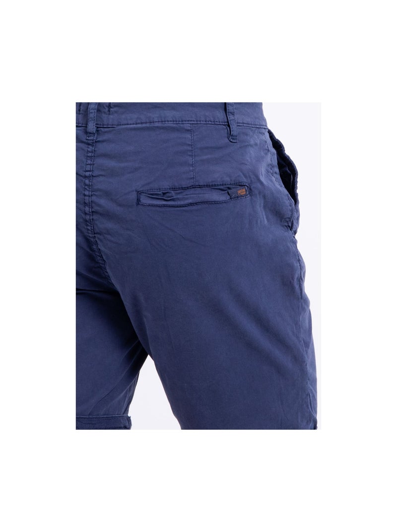 Bermuda chino BAZY Bleu marine - Kiabi