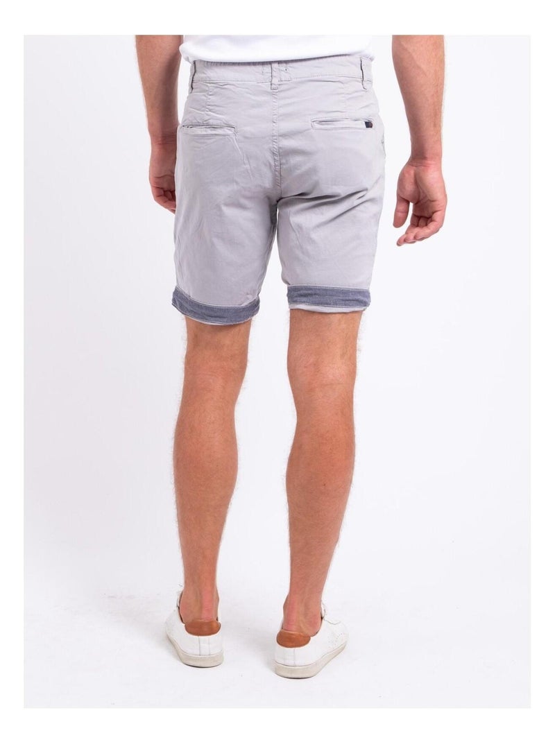 Bermuda chino BAZY Gris - Kiabi