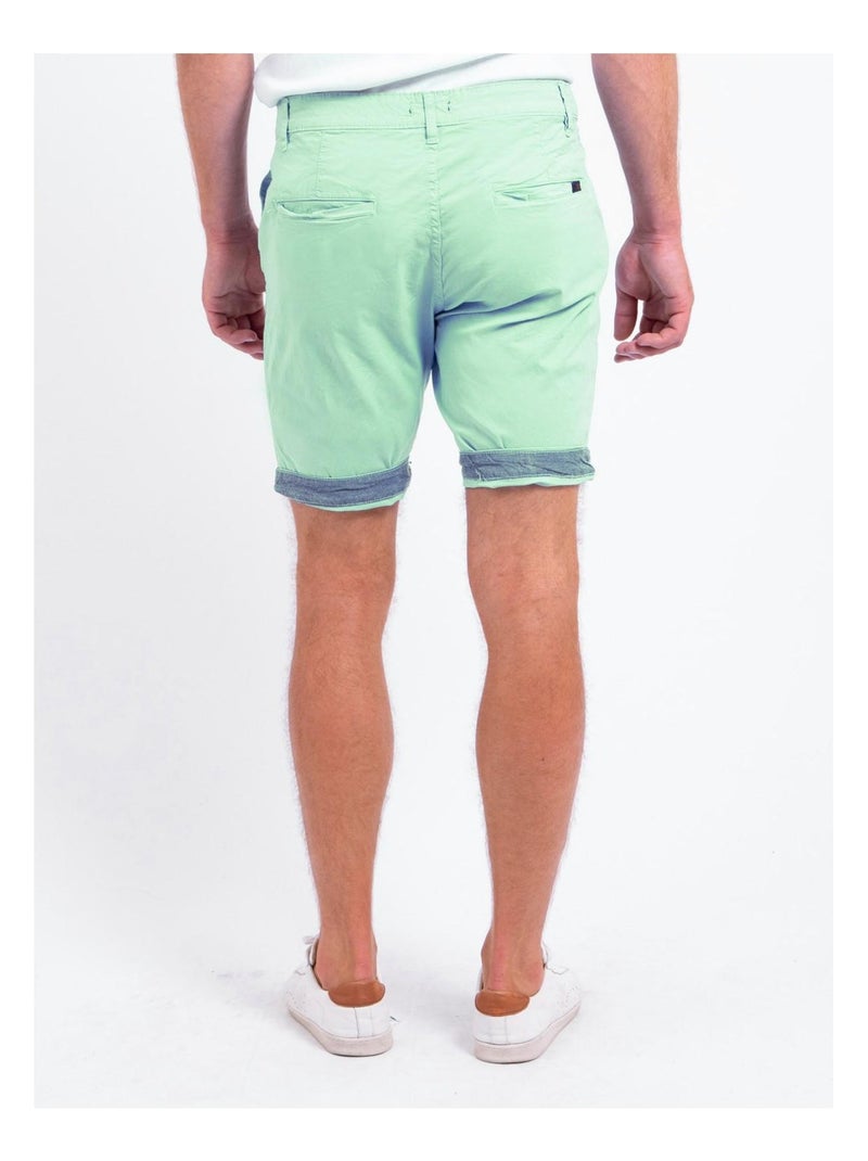 Bermuda chino BAZY Vert - Kiabi