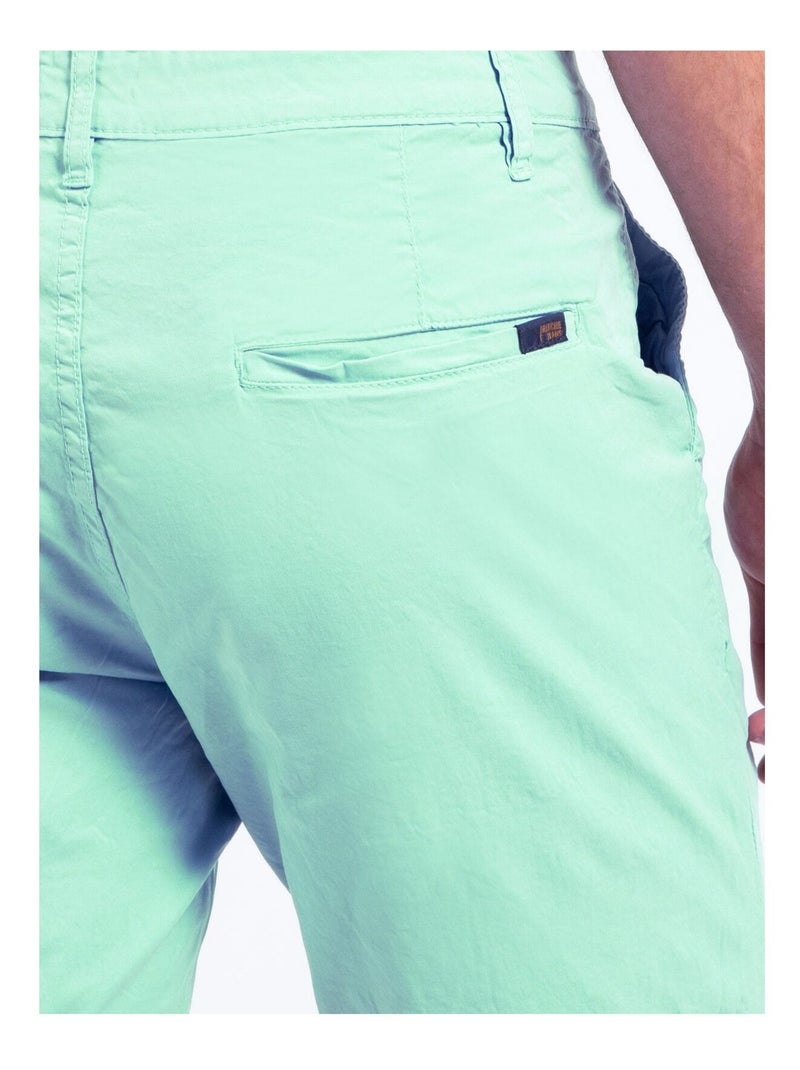 Bermuda chino BAZY Vert - Kiabi