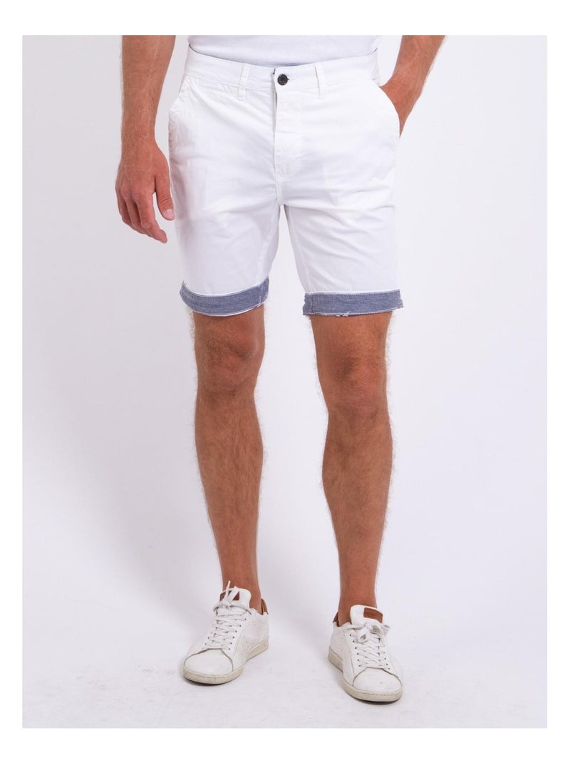 Bermuda chino BAZY Vert - Kiabi