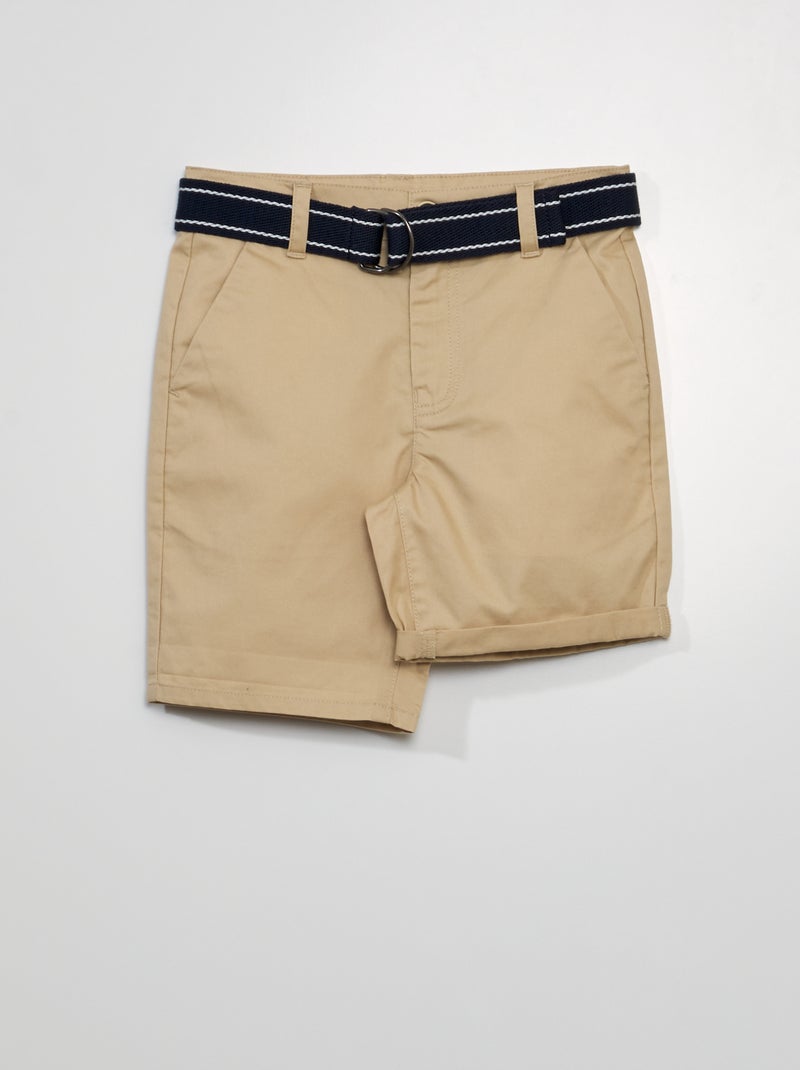 Bermuda chino Beige - Kiabi