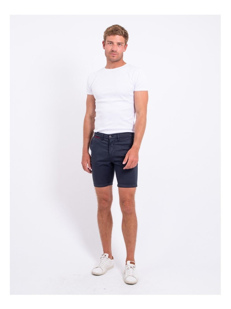 Bermuda chino BERKLARO Bleu marine - Kiabi