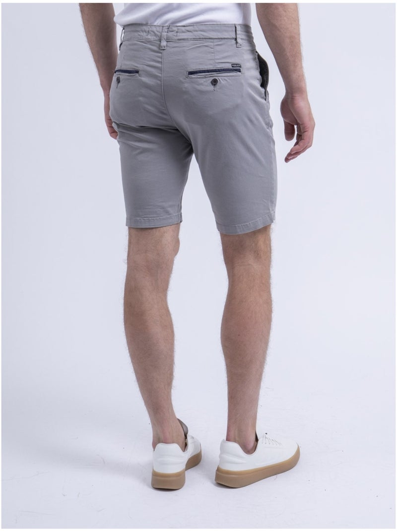 Bermuda chino BERKLARO Gris clair - Kiabi