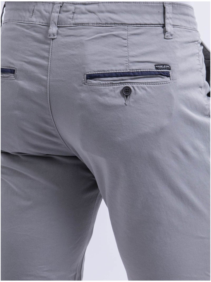Bermuda chino BERKLARO Gris clair - Kiabi