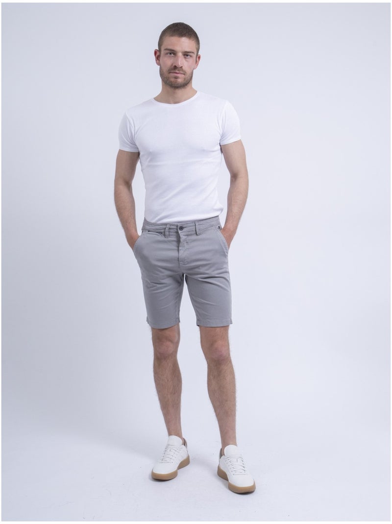Bermuda chino BERKLARO Gris clair - Kiabi