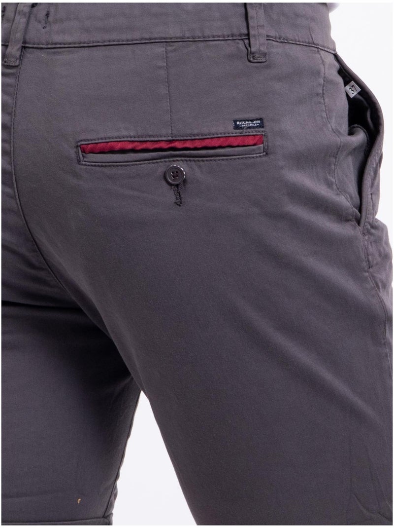 Bermuda chino BERKLARO Gris foncé - Kiabi