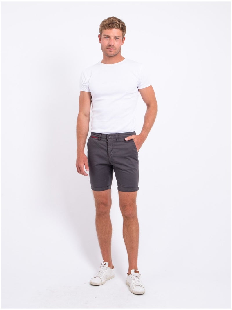 Bermuda chino BERKLARO Gris foncé - Kiabi