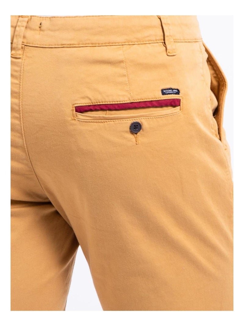 Bermuda chino BERKLARO Moutarde - Kiabi