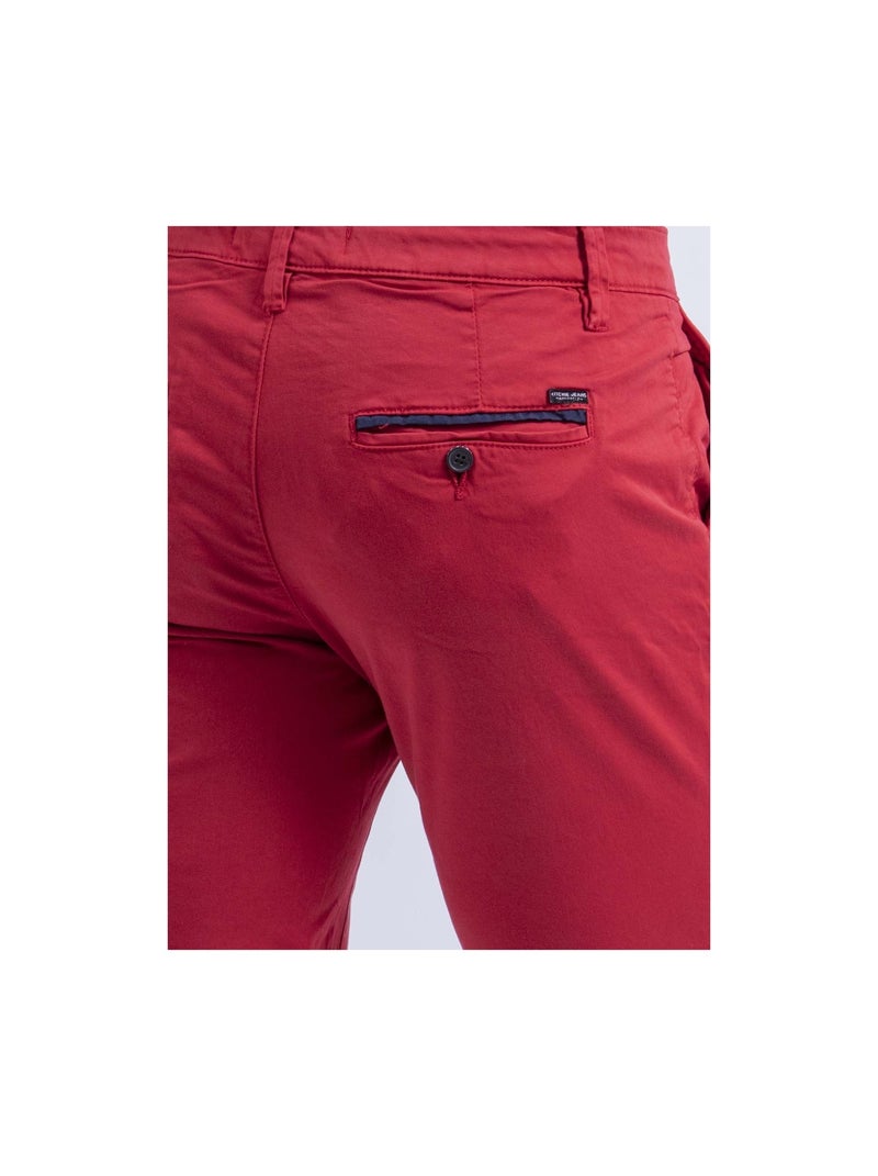 Bermuda chino BERKLARO Rouge - Kiabi
