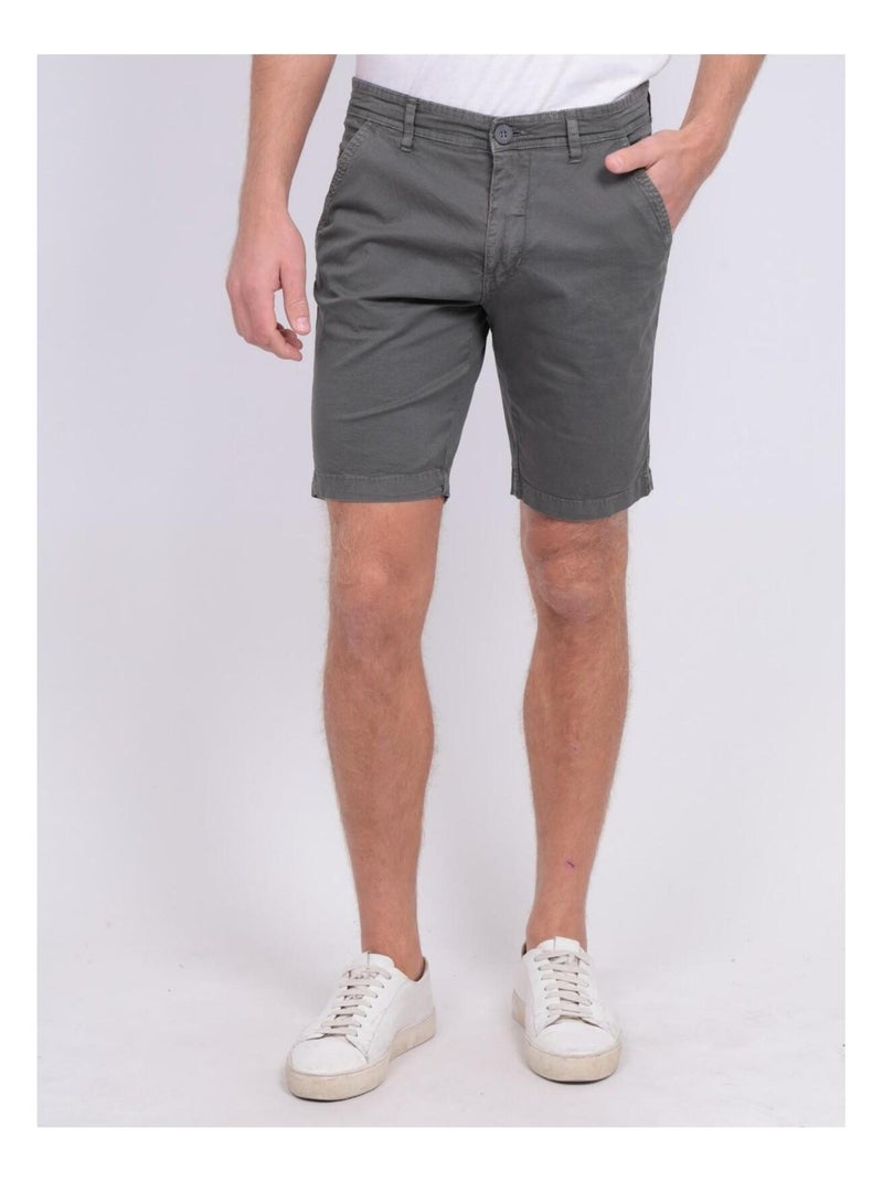 Bermuda chino BIXENTE Gris foncé - Kiabi