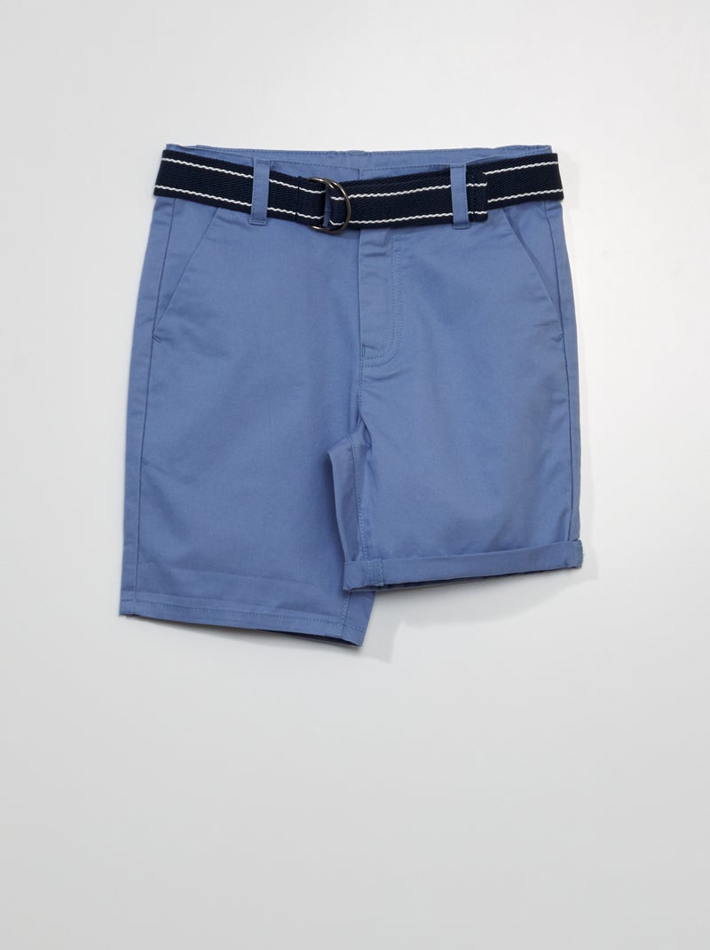Bermuda chino Bleu - Kiabi