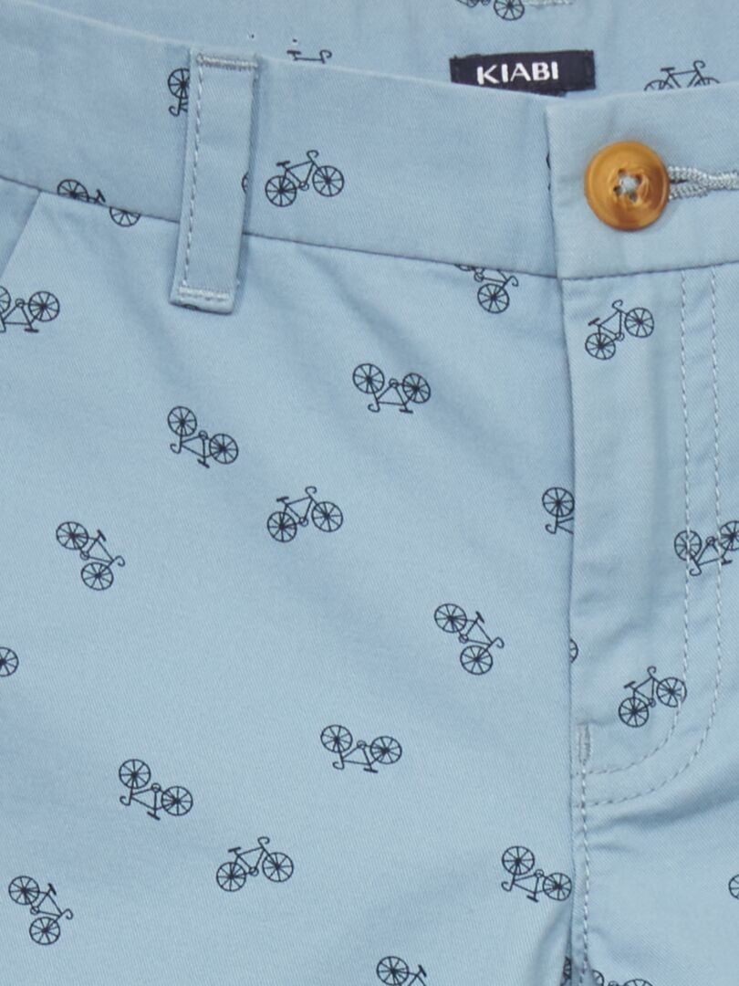 Bermuda chino BLEU - Kiabi