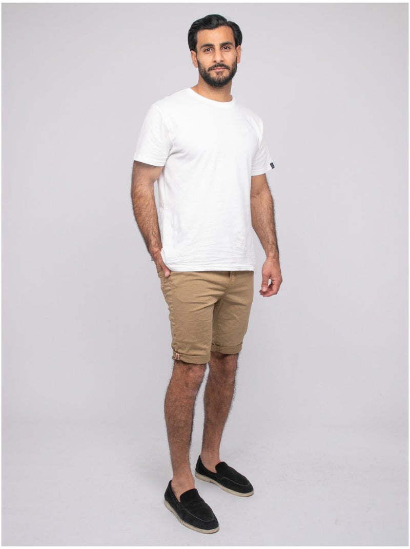 Bermuda chino BLOCHELLI Marron - Kiabi