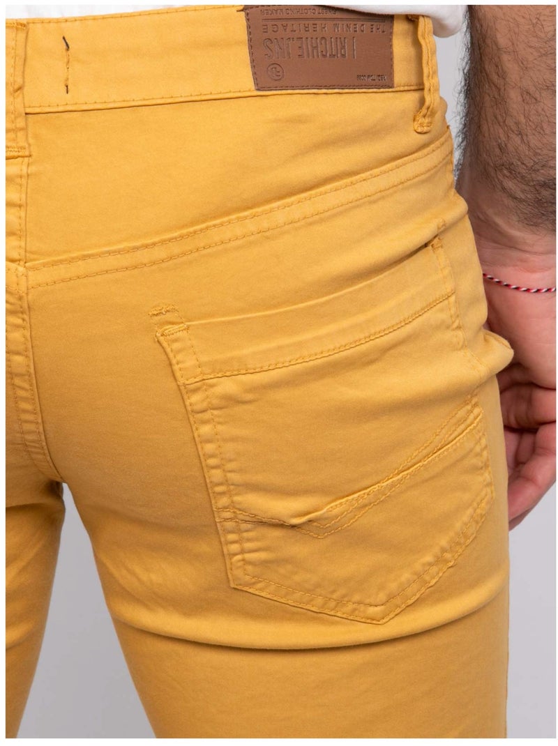 Bermuda chino BLOCHELLI Moutarde - Kiabi