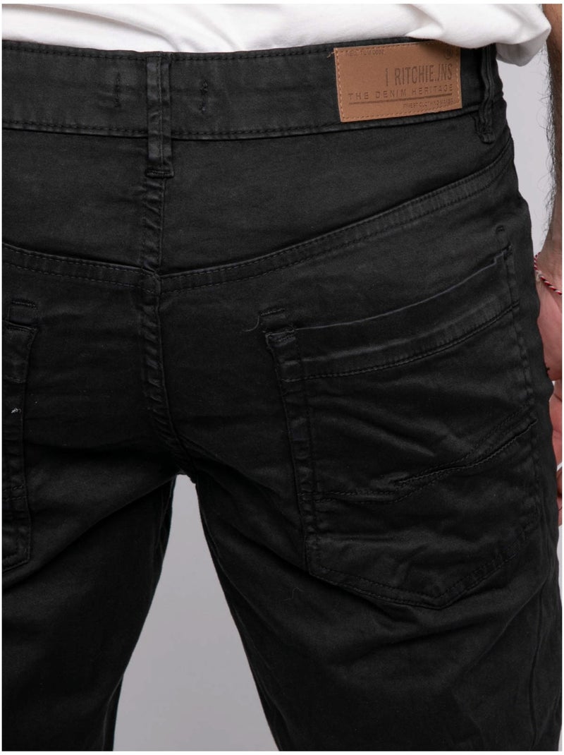 Bermuda chino BLOCHELLI Noir - Kiabi