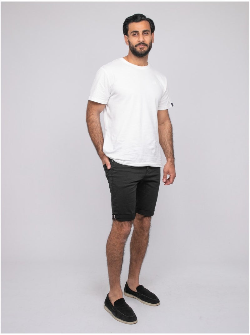 Bermuda chino BLOCHELLI Noir - Kiabi