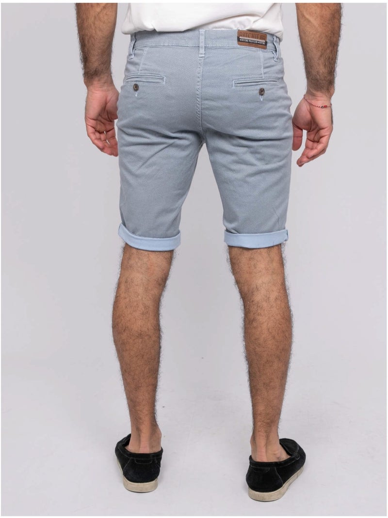 Bermuda chino BODELTA Bleu ciel - Kiabi
