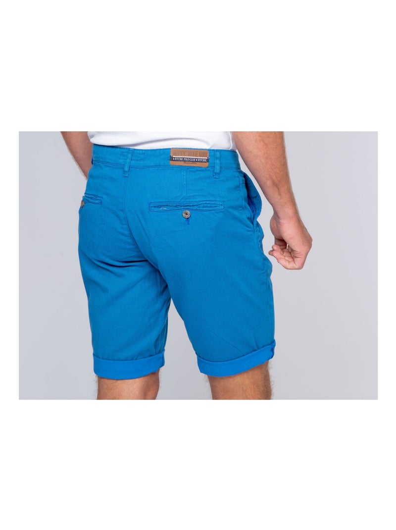 Bermuda chino BODELTA Bleu roi - Kiabi