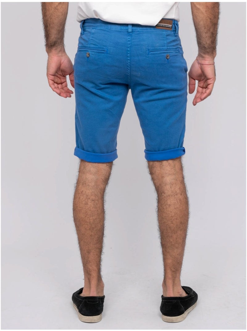 Bermuda chino BODELTA Bleu roi - Kiabi