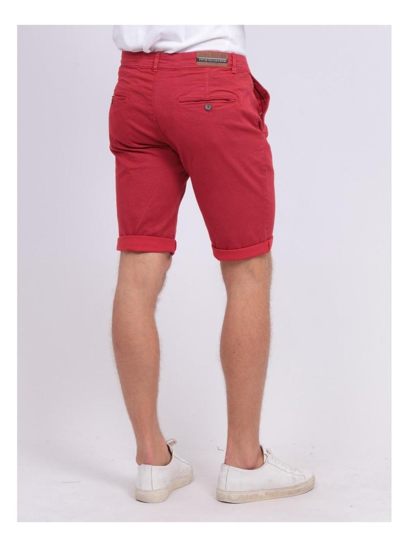 Bermuda chino BODELTA Rouge - Kiabi