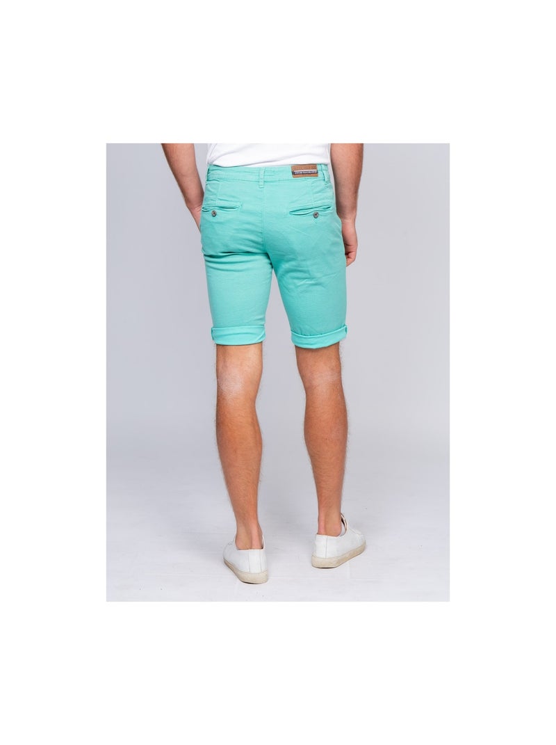 Bermuda chino BODELTA Vert d'eau - Kiabi