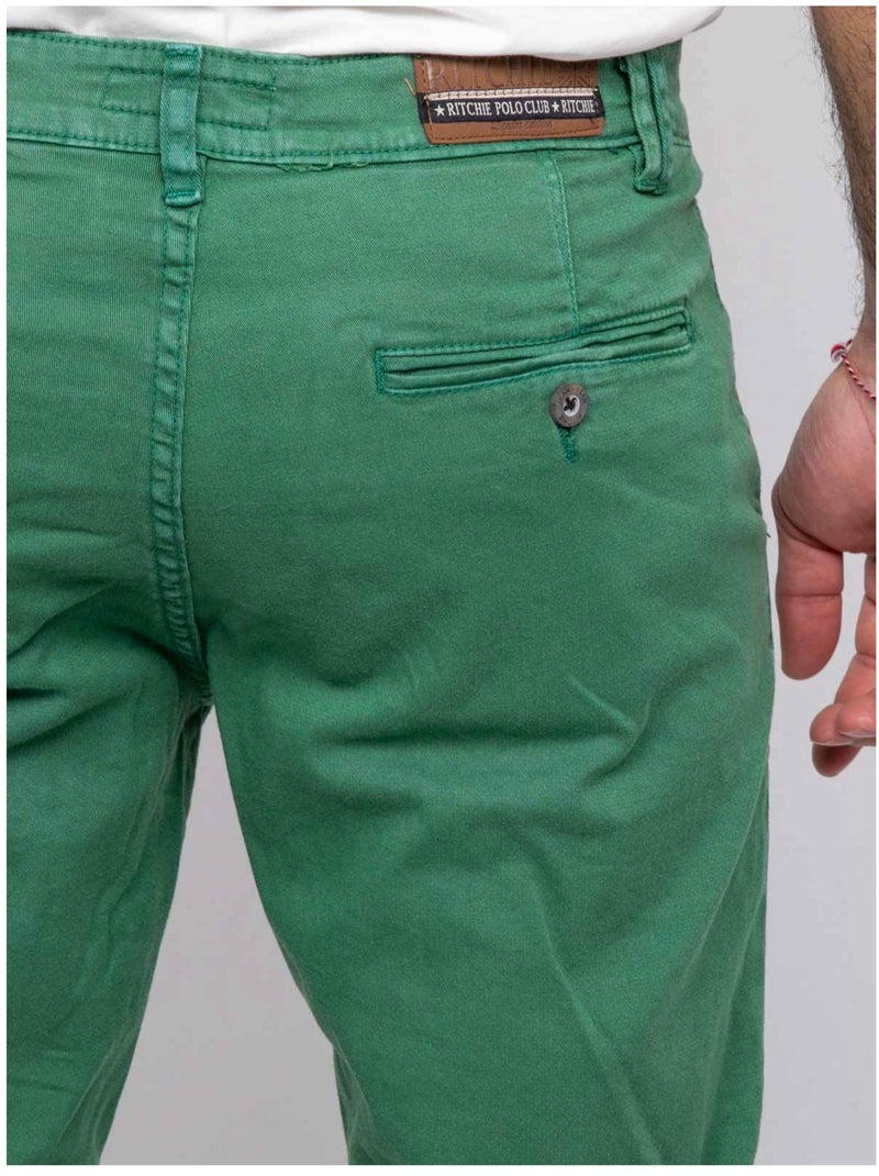 Bermuda chino BODELTA Vert - Kiabi