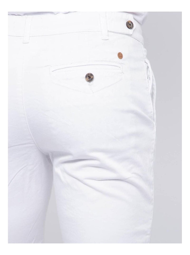Bermuda chino BOLSTER Blanc - Kiabi