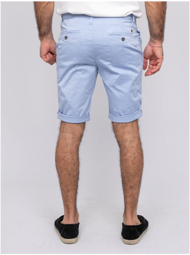 Bermuda chino BOLSTER Bleu ciel - Kiabi