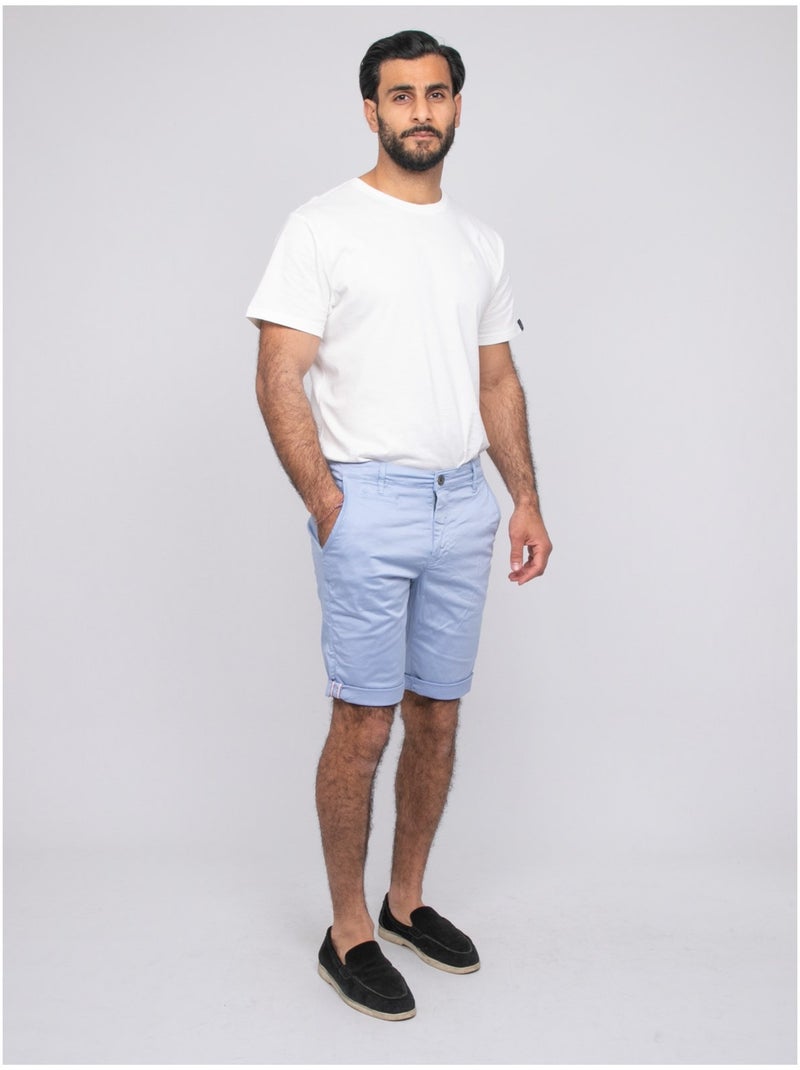 Bermuda chino BOLSTER Bleu ciel - Kiabi