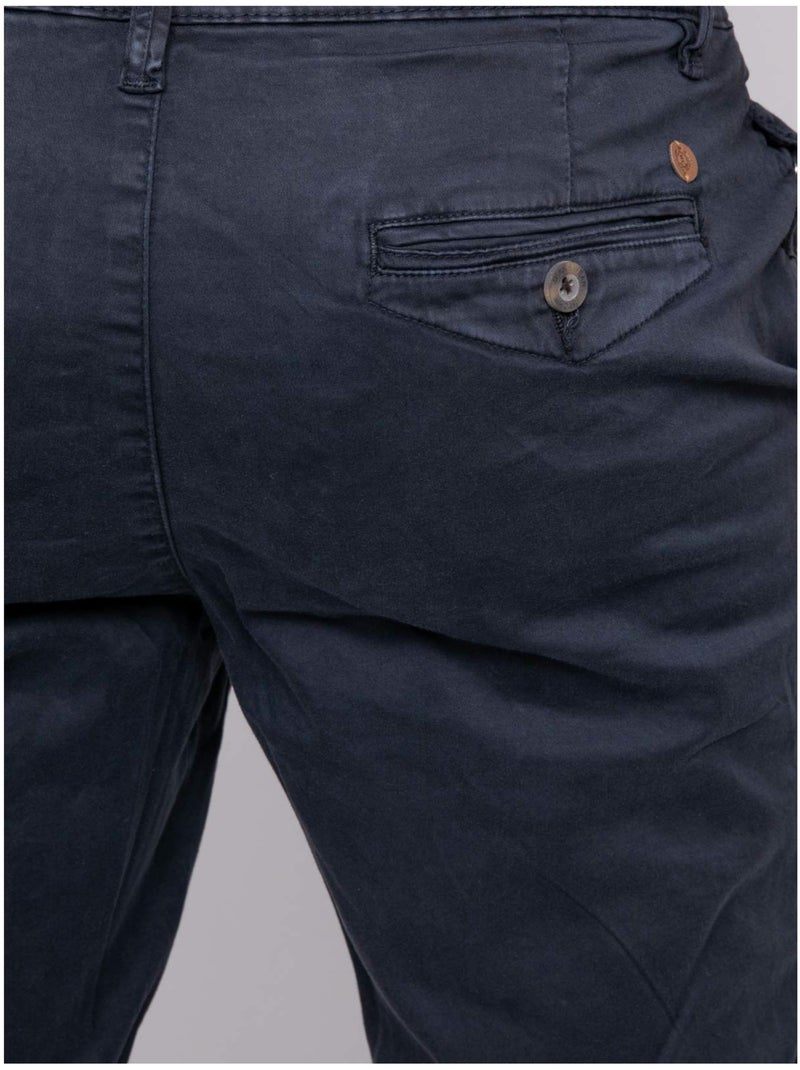Bermuda chino BOLSTER Bleu marine - Kiabi