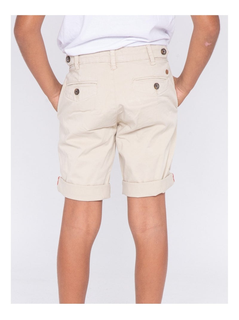 Bermuda chino BOLSTER garçon Beige - Kiabi