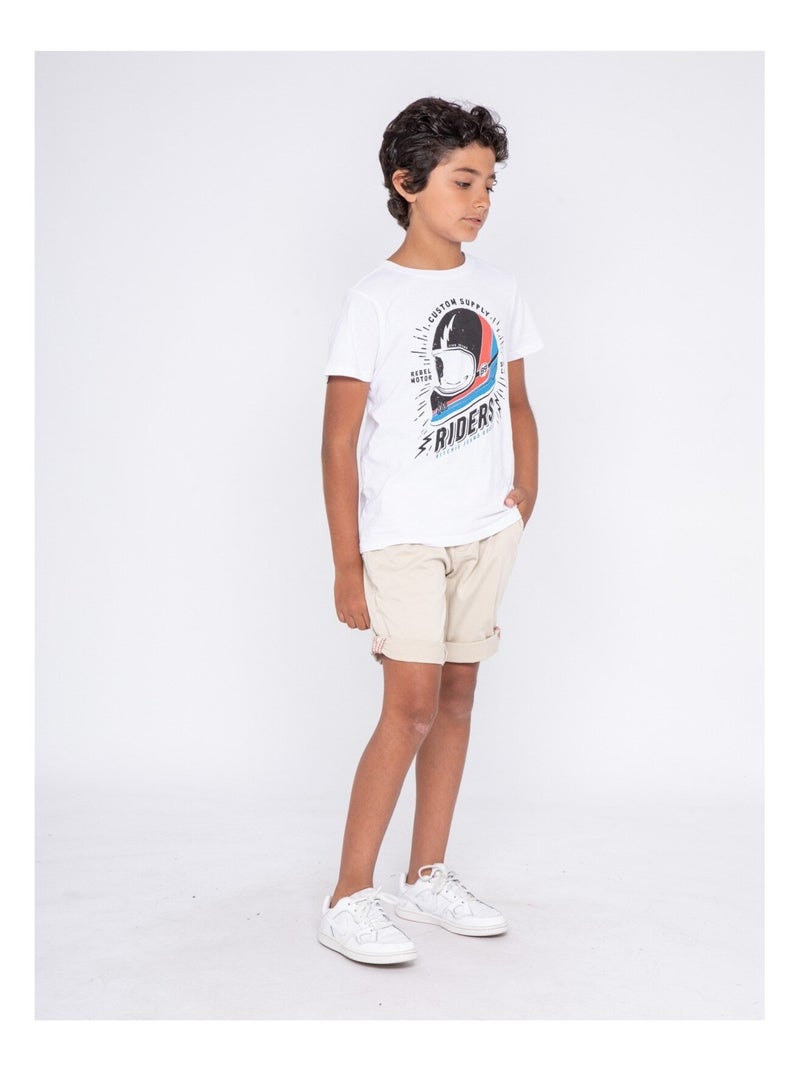 Bermuda chino BOLSTER garçon Beige - Kiabi